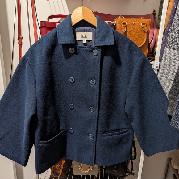 Jack by BB Dakota Jackets & Blazers - Jack by BB Dakota Women's Deep Blue Peacoat